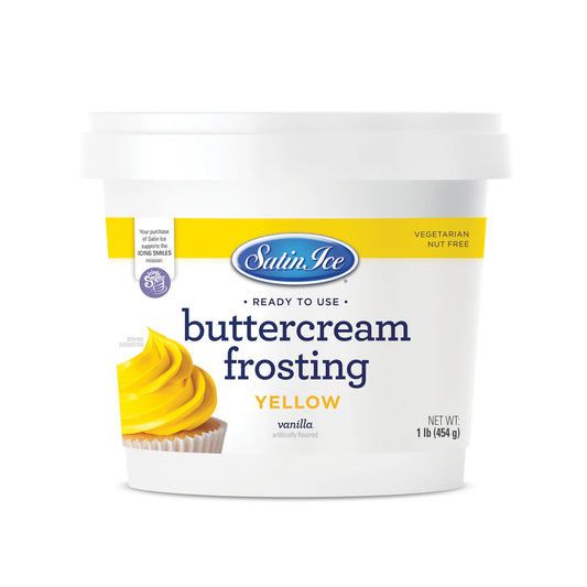 Yellow Vanilla Buttercream Frosting 1Lb