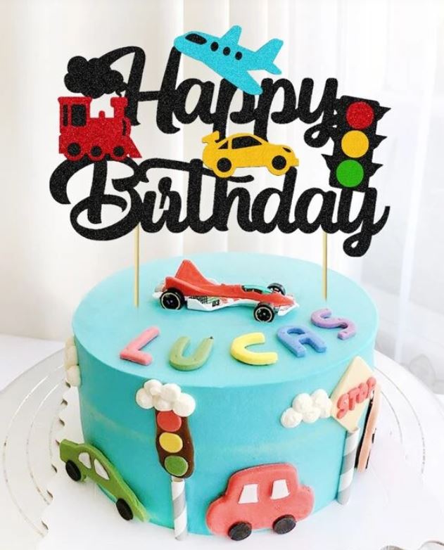 Transportation Cake Topper