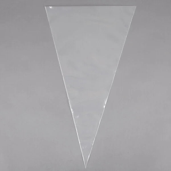 12" Soft Heavy Duty Clear Disposable Pastry Bag - 200/Box