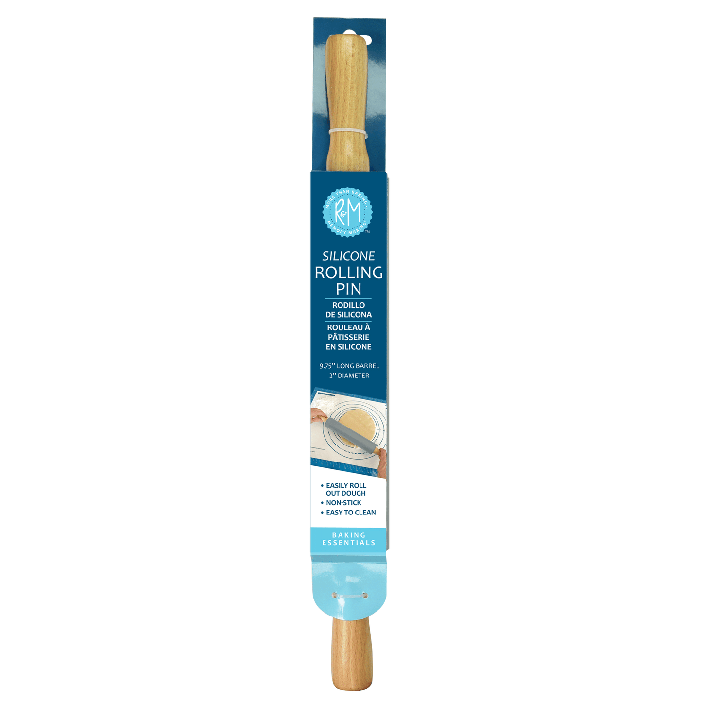 Silicone Rolling Pin 17″