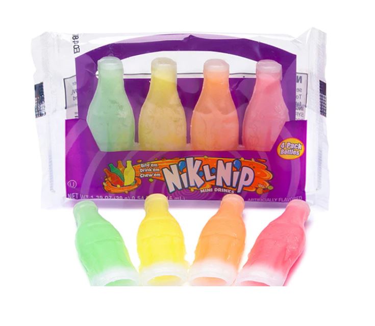 American Nik L Nips Wax Bottle Drinks 4 Pack