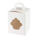 White Cupcake Treat Boxes