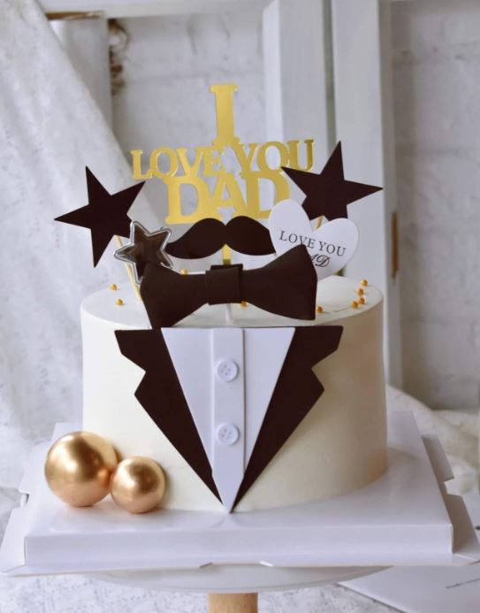 Suit Necktie Shaped - Cake Decoration