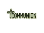 "Communion" Cross Charm Sign