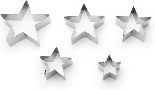 Star Cookie Cutter Set - 5 Pieces