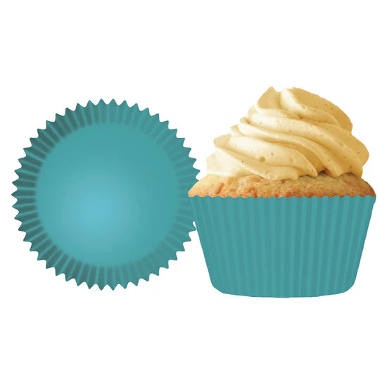 Light Turquoise Greaseproof Liner - Cupcake Creations