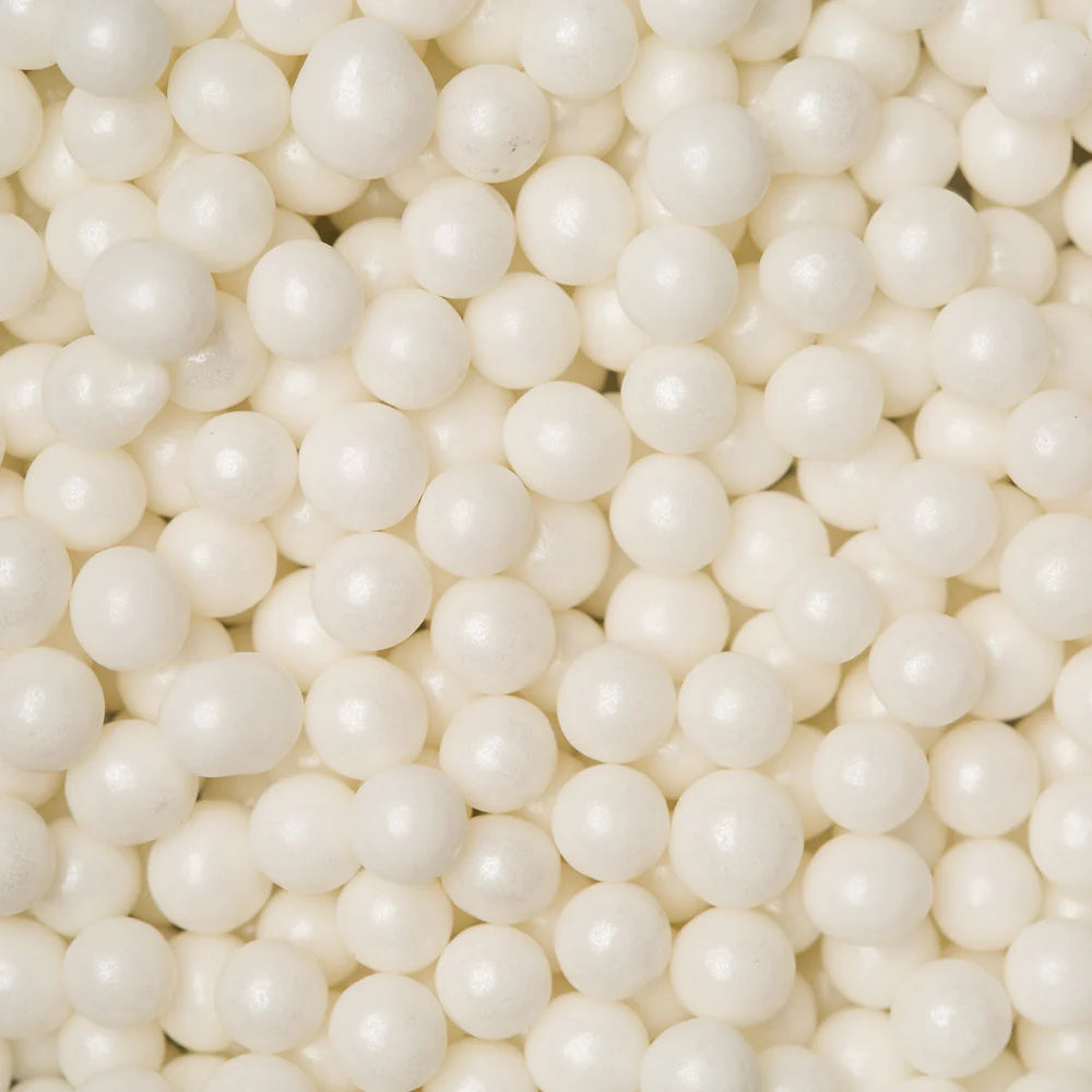 6mm White Sugar Pearls