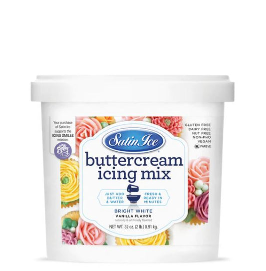 Satin Ice White Buttercream Icing Mix - 2lb.