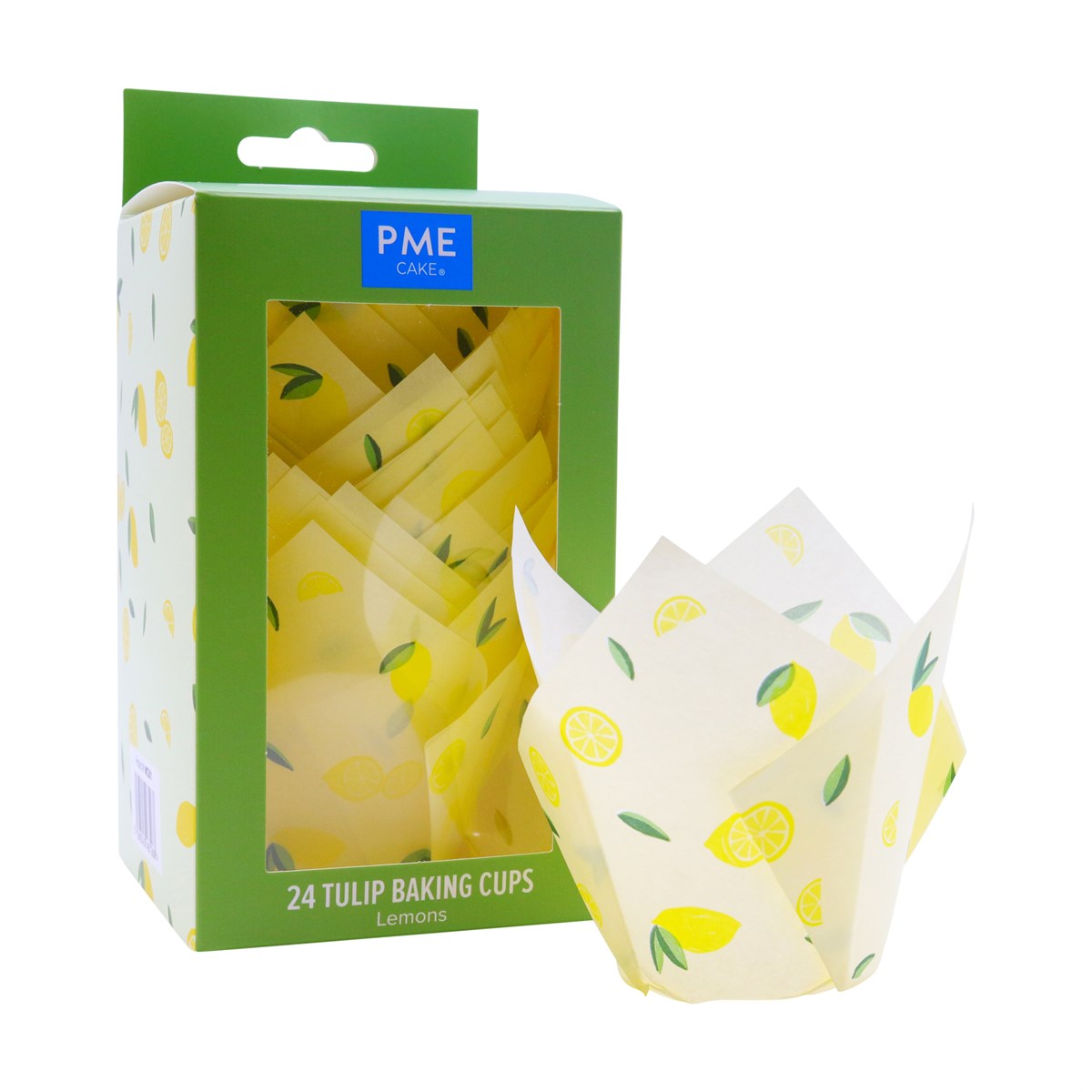 Tulip Muffin Cases – Lemon Pk/24