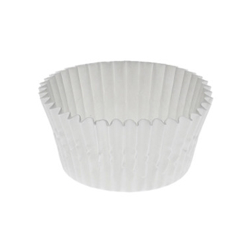 White Fluted Baking Cup 1 1/4" x 7/8"