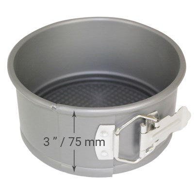 Silver Anodised Springform Cake Pan (152 x 76mm / 6 x 3”)