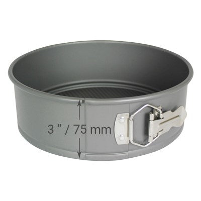 Silver Anodised Springform Cake Pan (229 x 76mm / 9 x 3”)