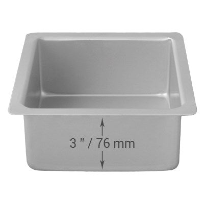 Square Cake Pan (152 x 152 x 76mm / 6 x 6 x 3")