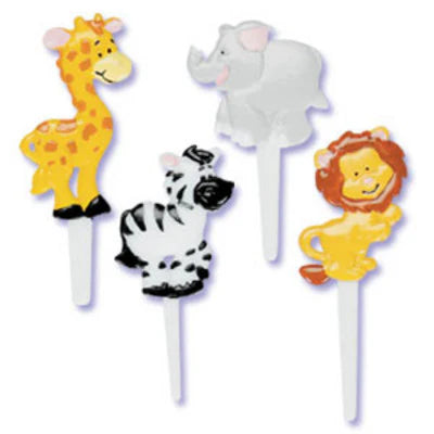 Zoo Animals Cupcake Picks