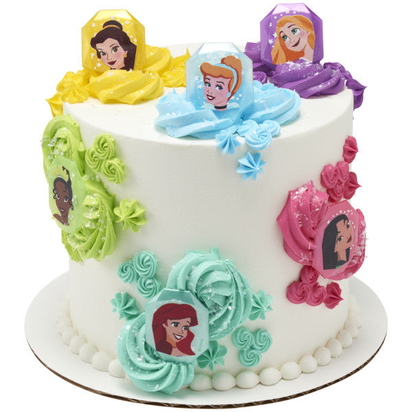 Princesses Gemstone Cupcake Rings