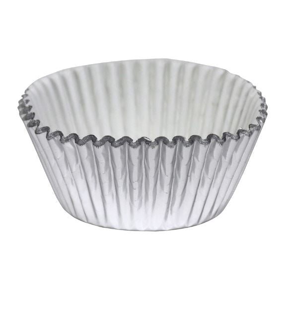 Metallic Baking Cup- Silver Pk/30