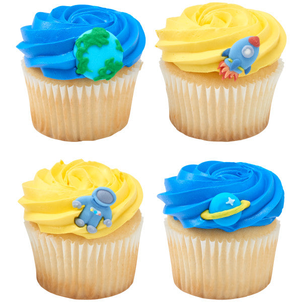 Space Royal Icing Decoration