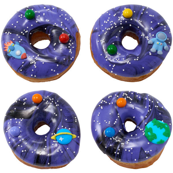 Space Royal Icing Decoration