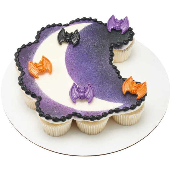 Spooky Bat Cupcake Rings