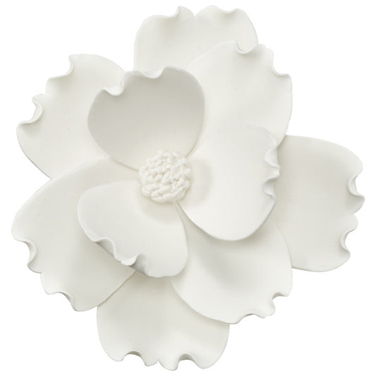 White Magnolia Gum Paste Flower