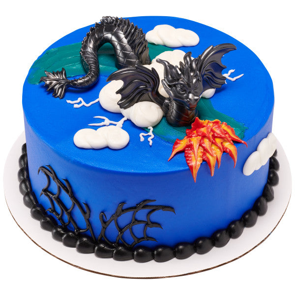 Buy DRAGON CREATIONS Cake Topper Head Wings Tale Fantasy Birthday Cake  Decoration Decoset Craft Supply Online in India - Etsy