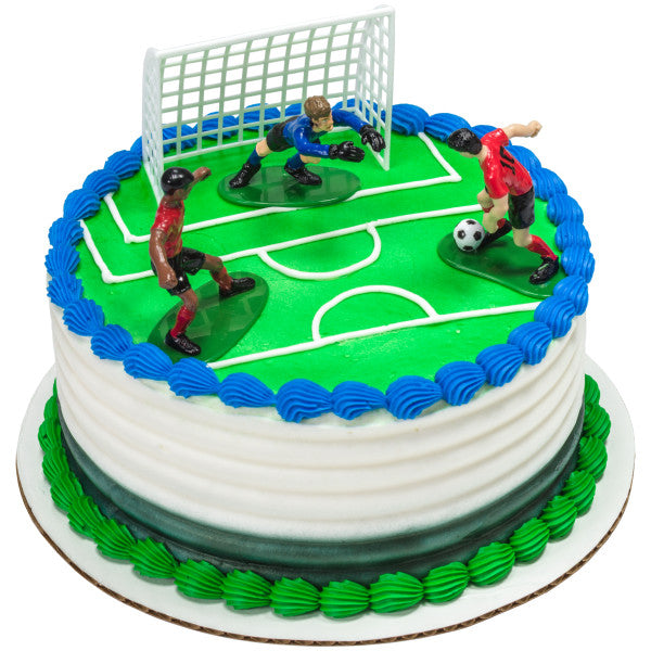 Soccer Kick Off Cake Topper