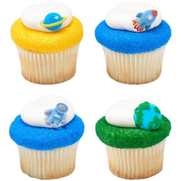 Space Royal Icing Decoration