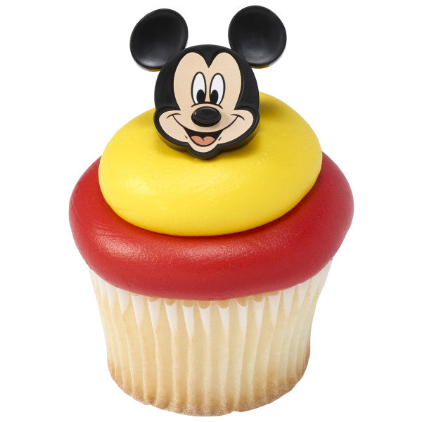 Mickey Mouse and Minnie Mouse Cupcake Rings