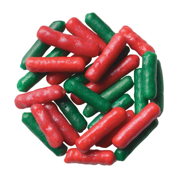 Red & Green Sprinkles - Jimmies