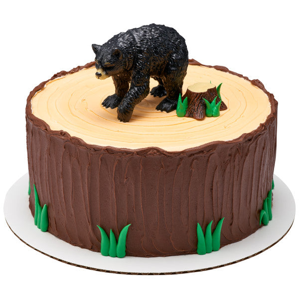 Wild Black Bear Cake Topper