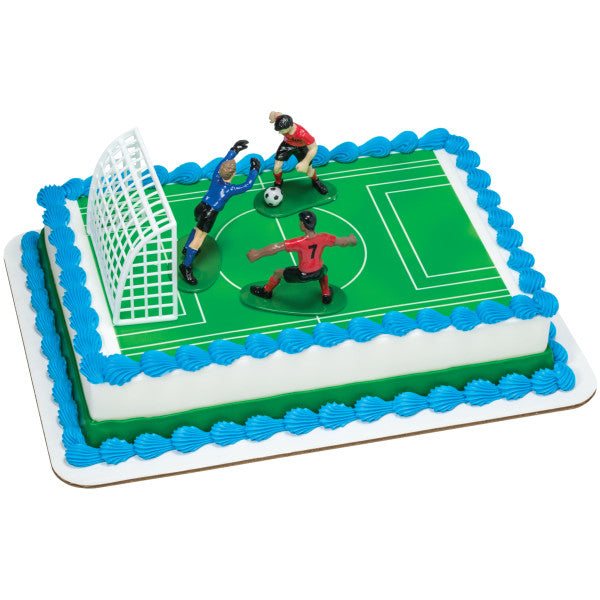 Soccer Kick Off Cake Topper