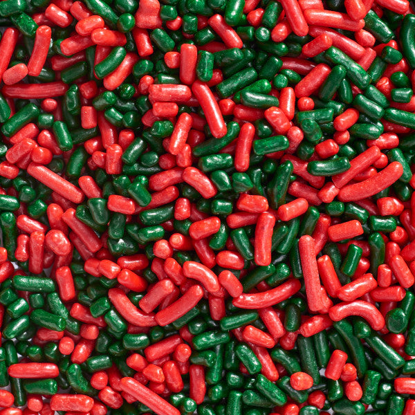 Red & Green Sprinkles - Jimmies