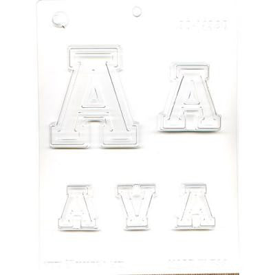 Collegiate Letter "A" Chocolate Mold