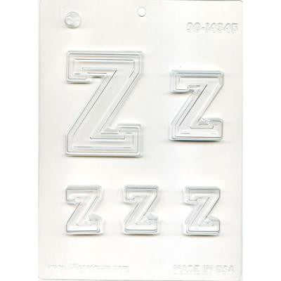 Collegiate Letter "Z" Chocolate Mold