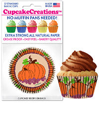 Pumpkin Patch Baking Cups