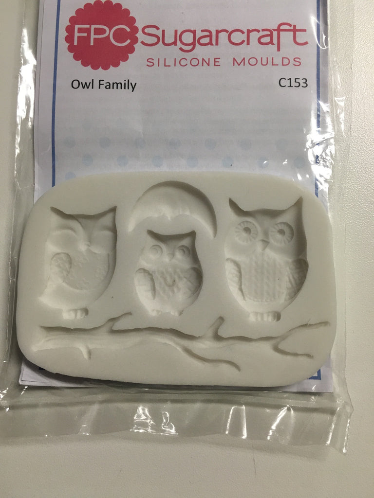 Owl Family Silicone Mold