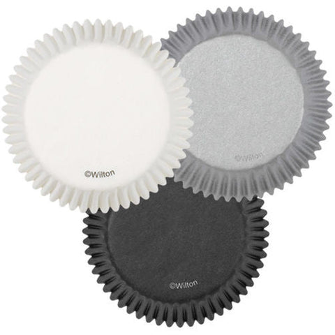 Assorted Gray Scale Baking Cups