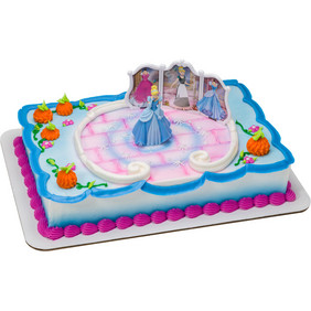 Cinderella Transforms Cake topper