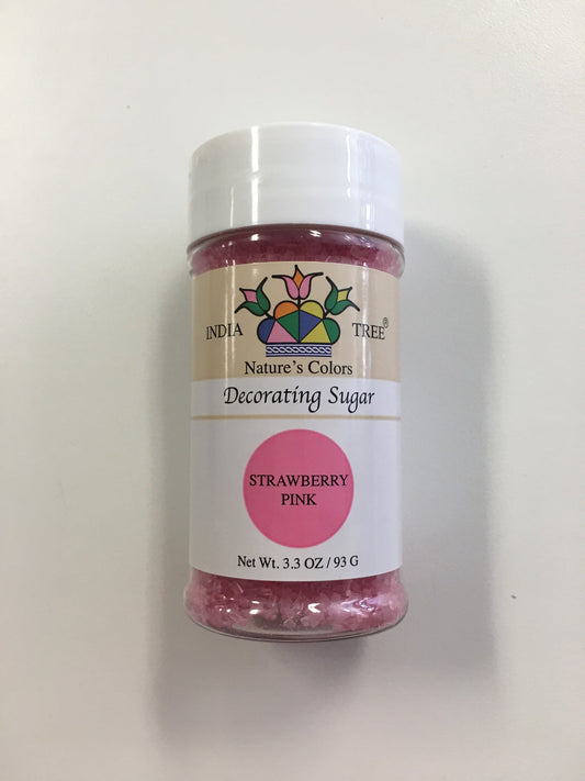 Strawberry Pink Decorating Sugar