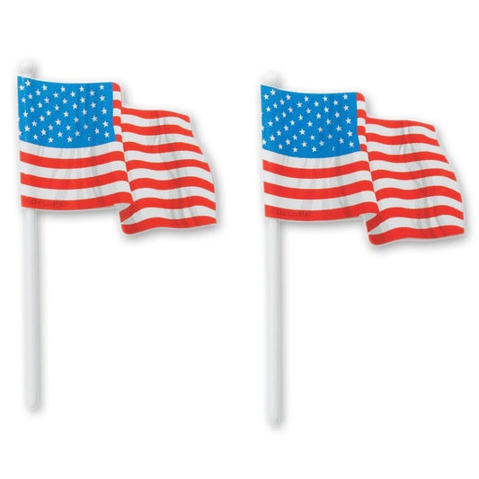 Waving American Flag Picks