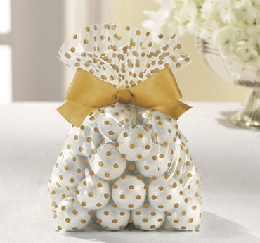 Treat Bags with Gold Bow