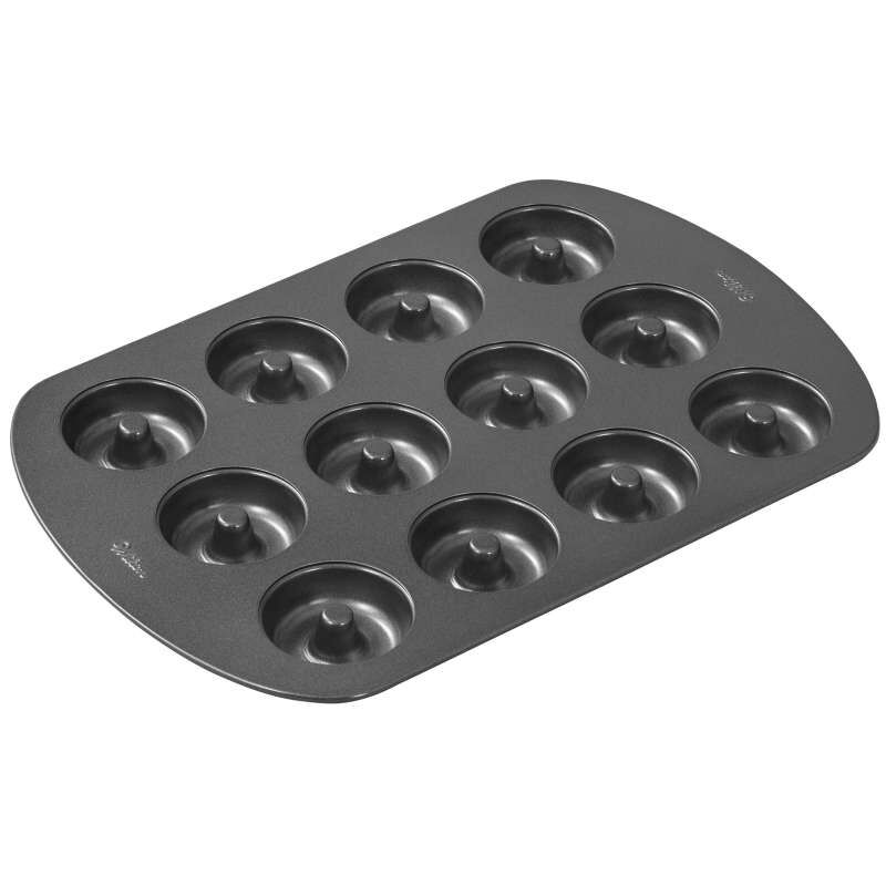 Non Stick - 12 Cup Mini Fancy Ring Pan (37.3 x 26.1mm / 14.7 x 10.3)